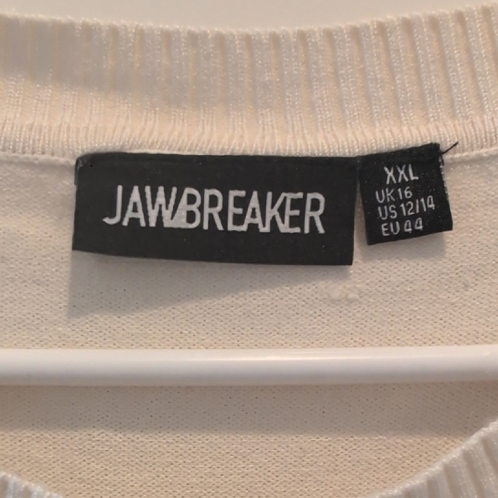 Janie and Jack Cream Short-Sleeve Spider Embroidered Knit Top - Picture 2 of 7